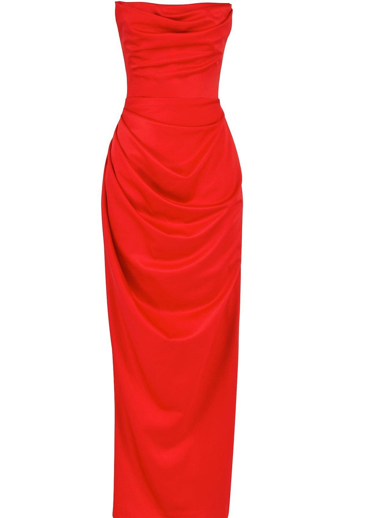 ADRIENNE GOWN RED