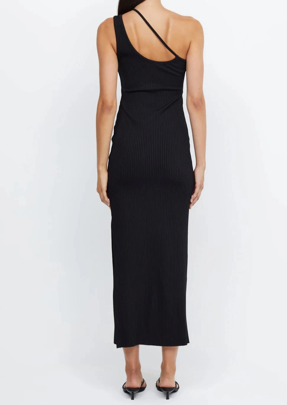 ANASTASIA ASYM DRESS BLACK