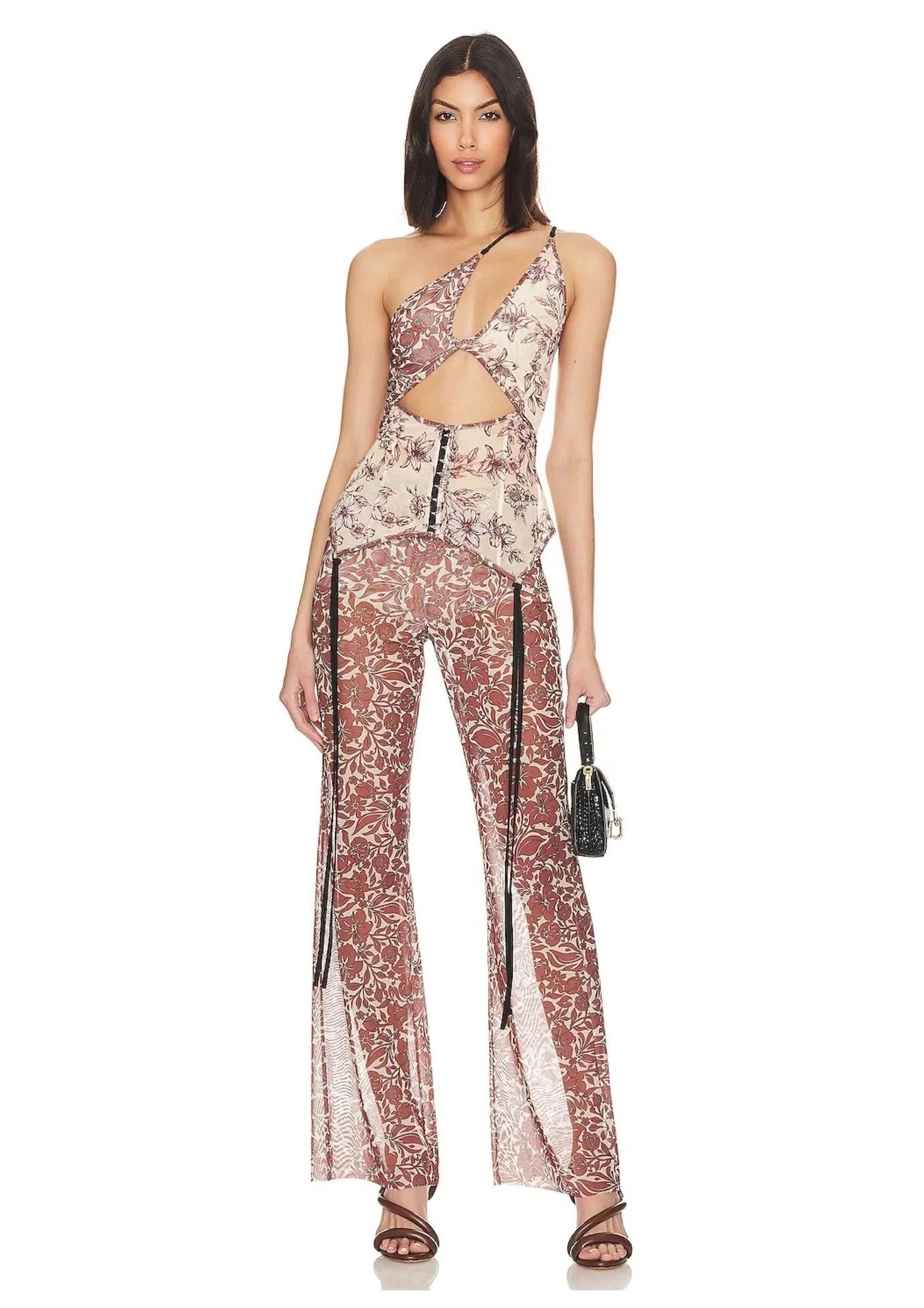 FLORAL NOVA TOP/ PRIYA PANT SET