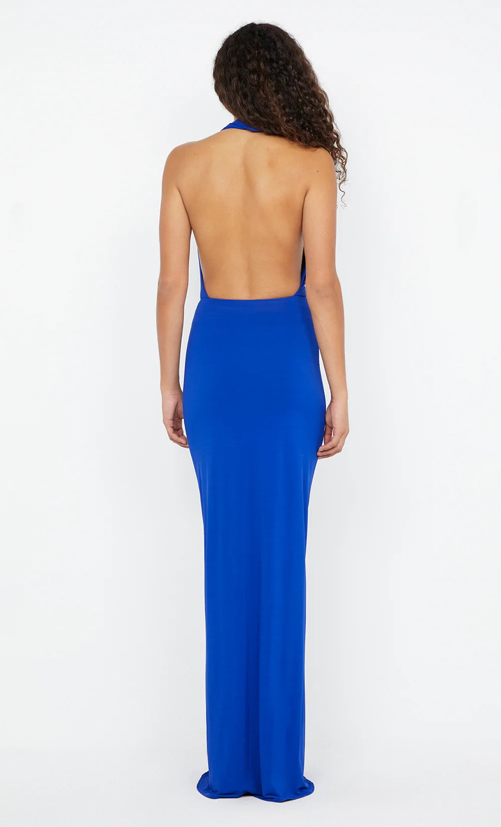 NESSIE COWL NECK MAXI ULTRAMARINE BLUE