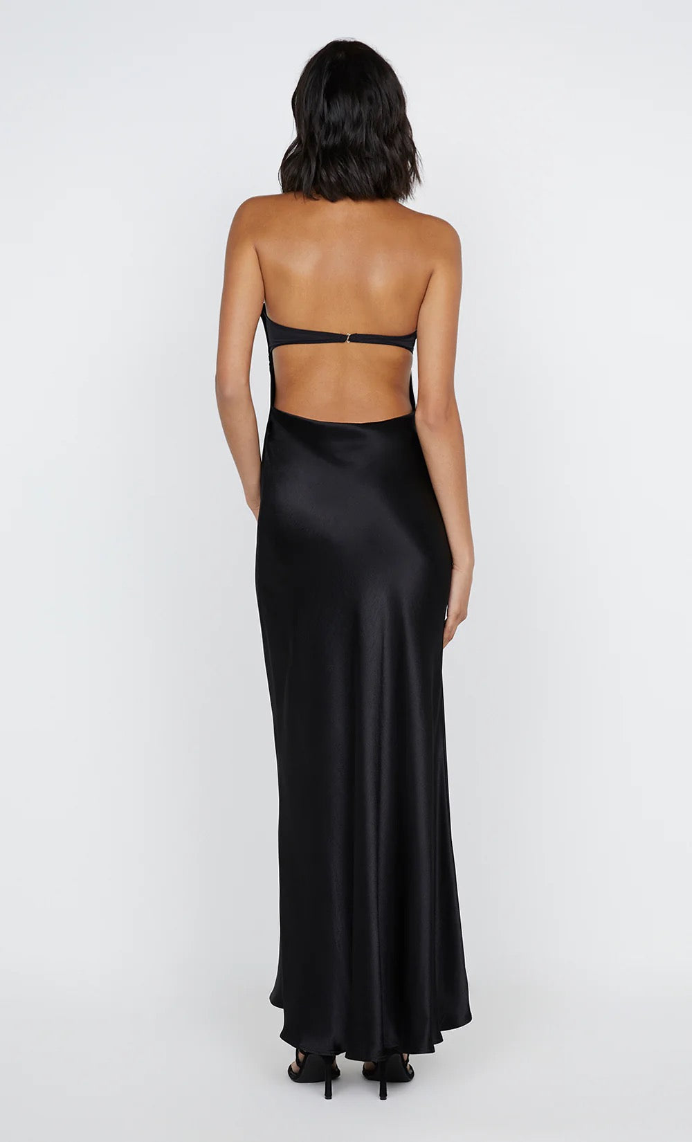 ZARI STRAPLESS DRESS BLACK