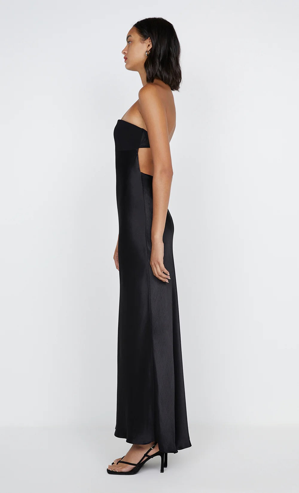 ZARI STRAPLESS DRESS BLACK