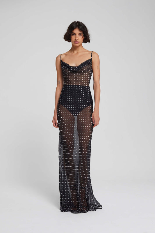 GISELE MAXI POLKA DOT