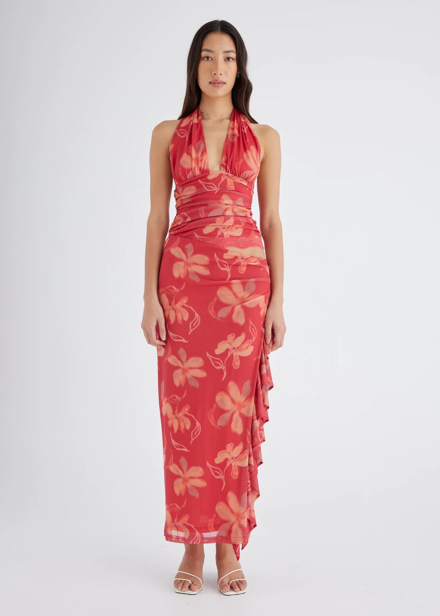 PENELOPE MAXI HIBISCUS FLORAL