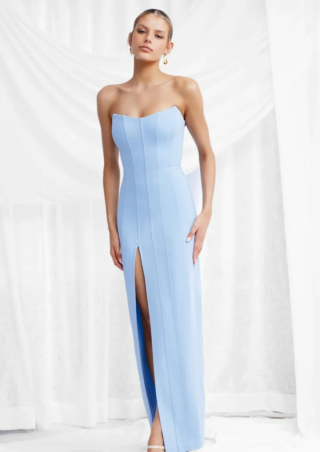 LEYLA DRESS SKY BLUE