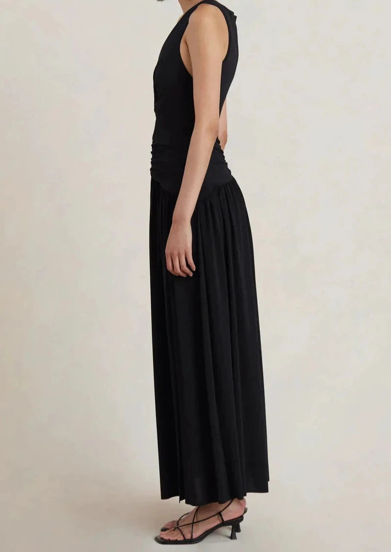 LINDSEY V CUT-OUT MAXI