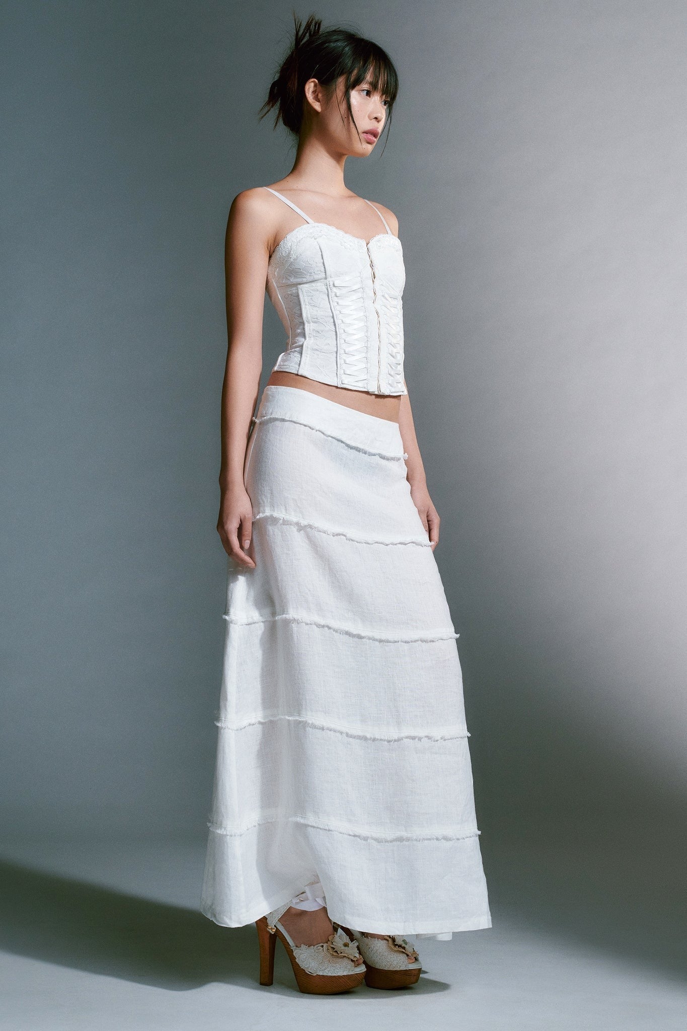 NOVAH BUSTIER LINEN SET - FOR SALE