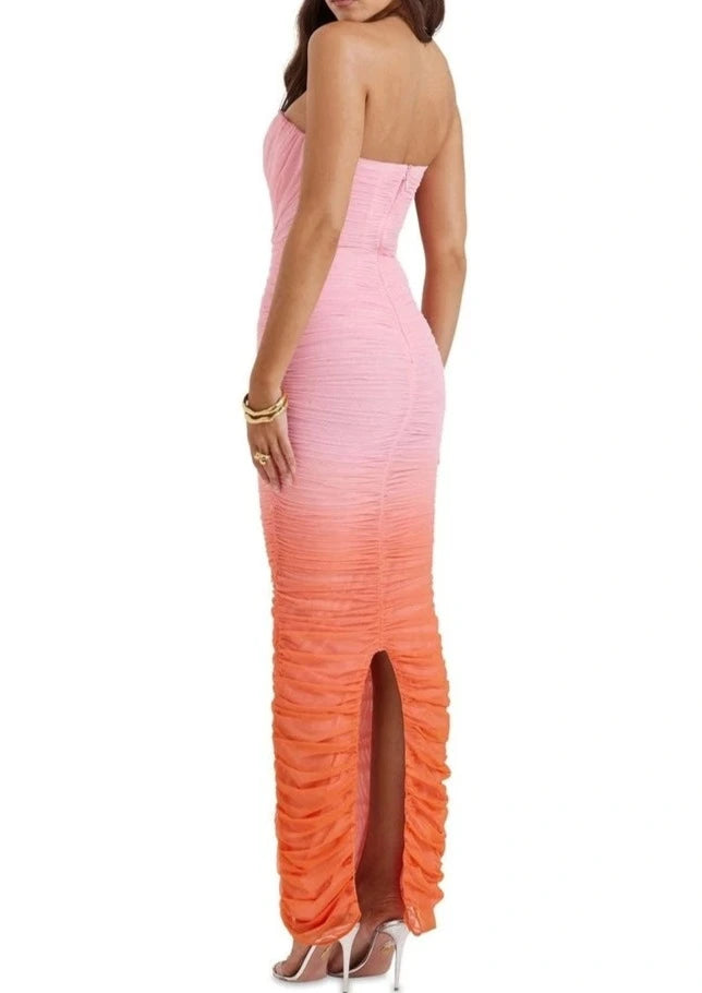 SAPPHIRE GATHERED GRADIENT MAXI