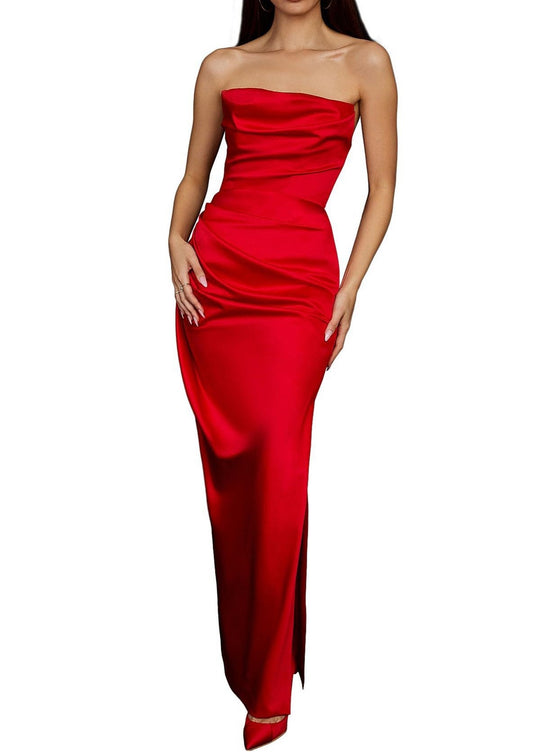 ADRIENNE GOWN RED