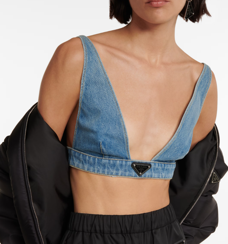 DENIM BRALETTE