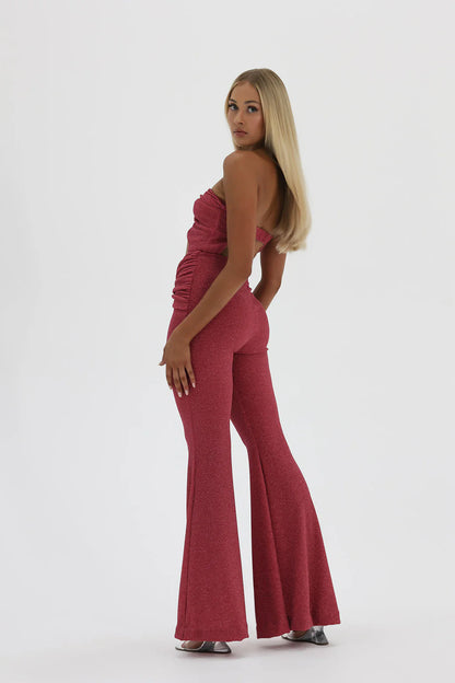 DOMINIQUE PINK SHIMMER JUMPSUIT- need info