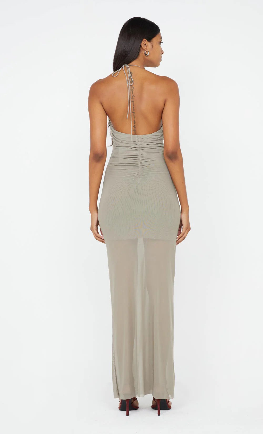 SANIA HALTER MAXI TAUPE- need info