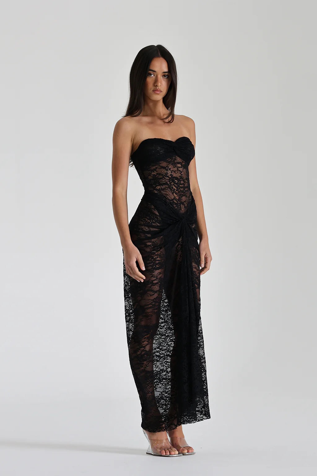 NAOMI LACE DRESS BLACK