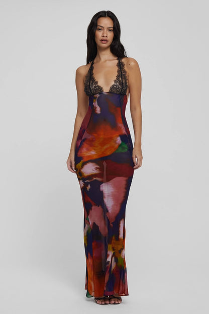 POALA FLORAL SLIP DRESS - need info