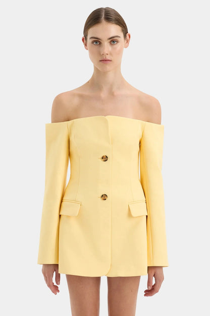 SANDRINE TAILORED MINI YELLOW