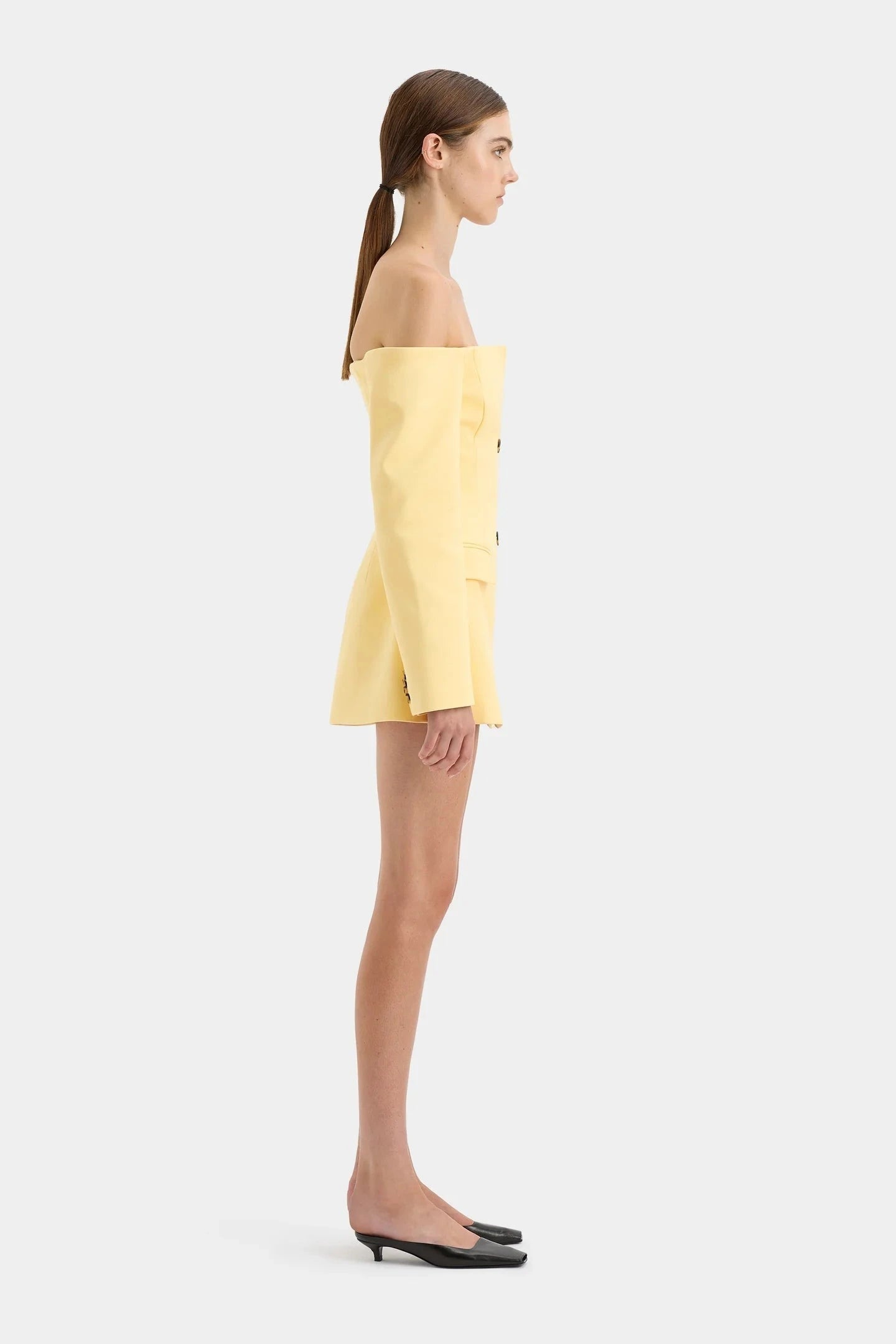 SANDRINE TAILORED MINI YELLOW