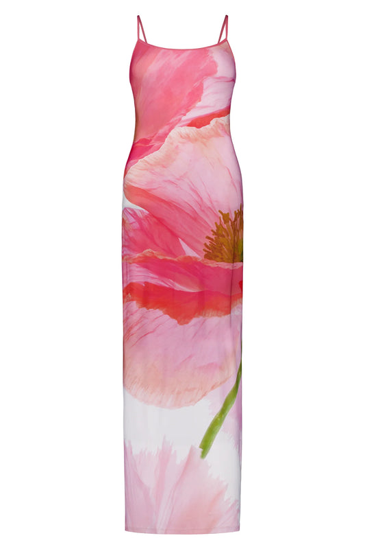 SLIP DRESS PINK SAFARI